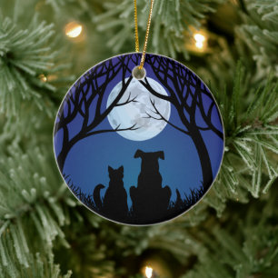 Cat & Dog Ornament Beste vrienden Aangepaste Ornam