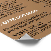 Cat & Dog, Pet Boarding Adverteren Poster (Hoek)