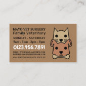 Cat & Dog, Veterinair Bureau Visitekaartje (Voorkant)