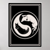 Cat-Dog Yin-Yang Poster (Voorkant)
