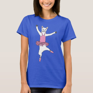Cat Doing Ballet T-shirt