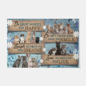 Cat Doormat, Funny Animals Welkom Mat (Voorkant)