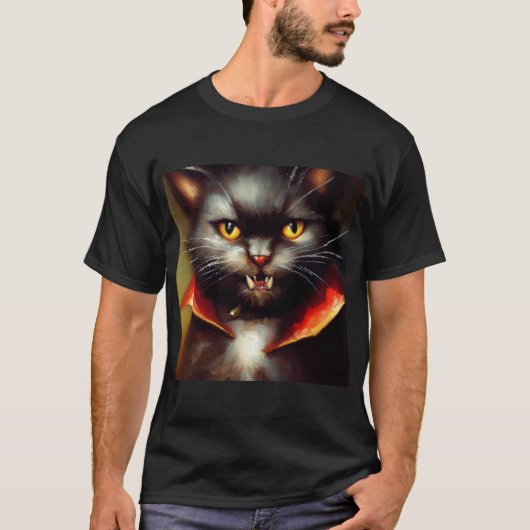 Cat Dracula T-shirt (Voorkant)