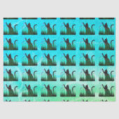 Cat & Dragons  Tissuepapier (Voorkant)