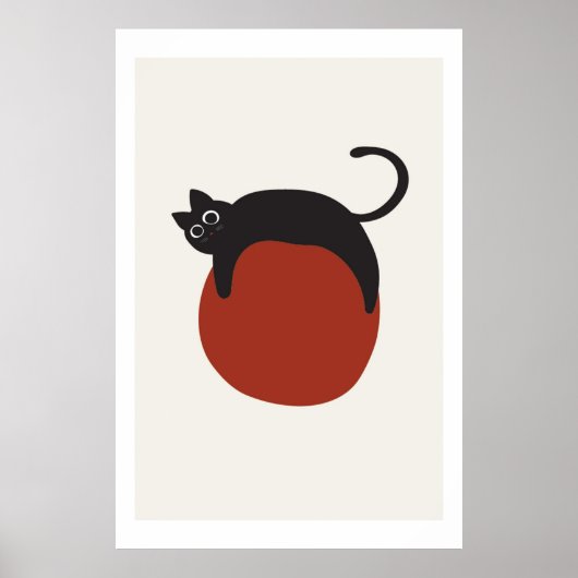 Cat Drawing Poster (Voorkant)