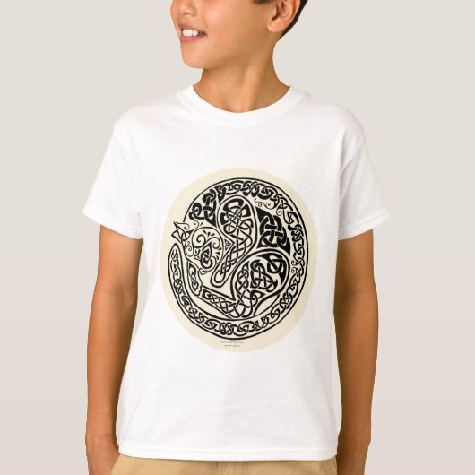 Cat Dreams Celtic Black Ivory T-shirt (Voorkant)