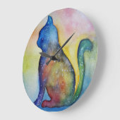 Cat Dreamweaver Clock Grote Klok (Hoek)