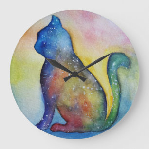 Cat Dreamweaver Clock Grote Klok