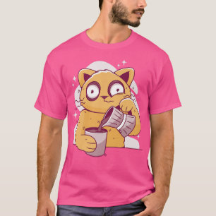 Cat Drink koffie uit Caffeine T-shirt