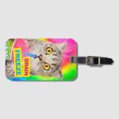 Cat Drink Slushie Bagagelabel (Voorkant (horizontaal))