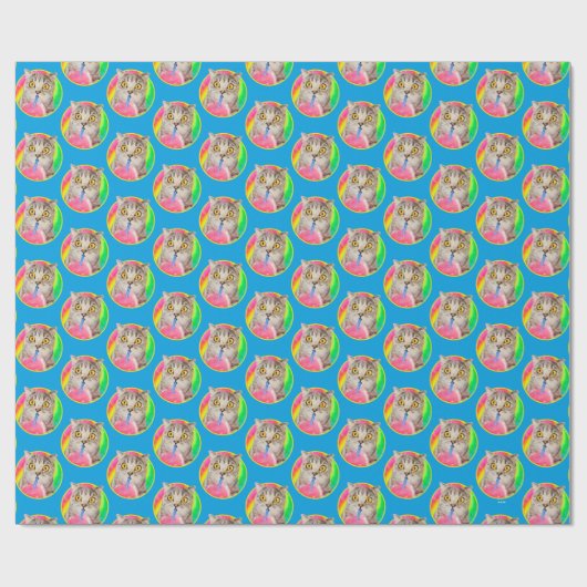 Cat Drink Slushie Cadeaupapier (Vlak)