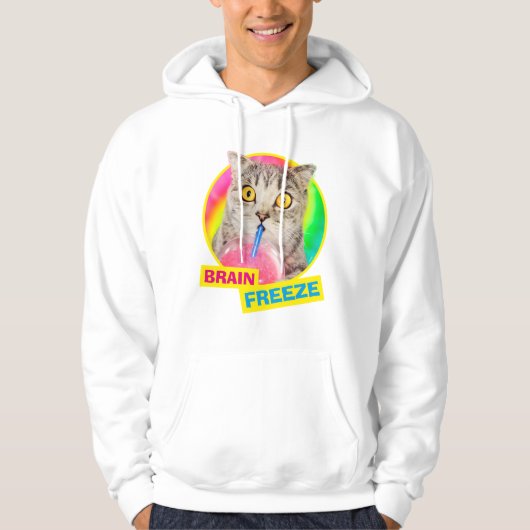 Cat Drink Slushie Hoodie (Voorkant)