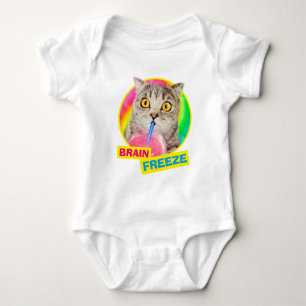 Cat Drink Slushie Romper