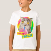 Cat Drink Slushie T-shirt (Voorkant)