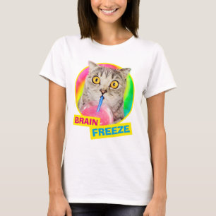 Cat Drink Slushie T-shirt
