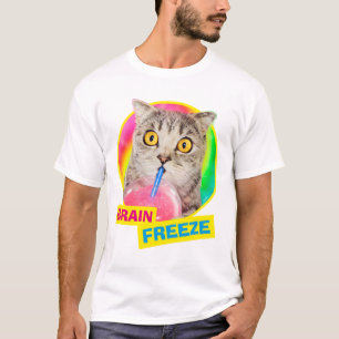 Cat Drink Slushie T-shirt