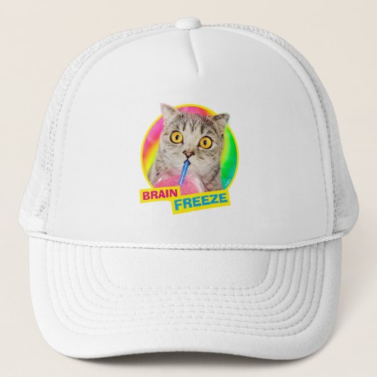 Cat Drink Slushie Trucker Pet (Voorkant)