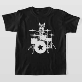 Cat Drummer T-shirt