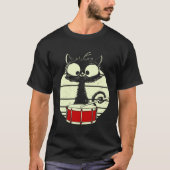 Cat Drums Drummer Cat T-shirt (Voorkant)