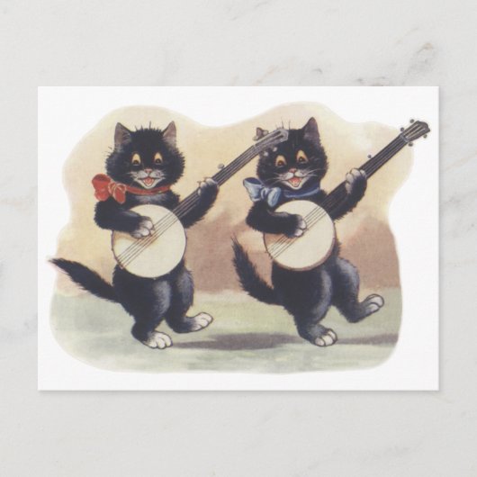 Cat Duo Briefkaart (Voorkant)