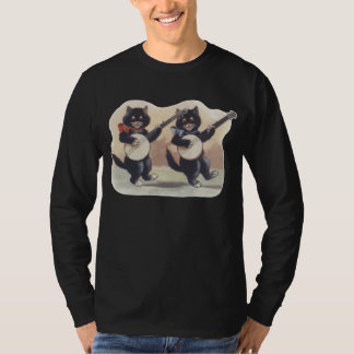 Cat Duo Mannen donkerhoes T-Shirt