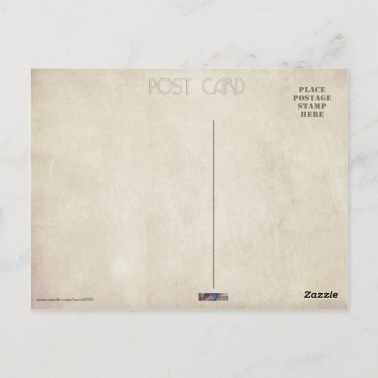 Cat-Easterbunny 😸 🐰 Briefkaart (Achterkant)