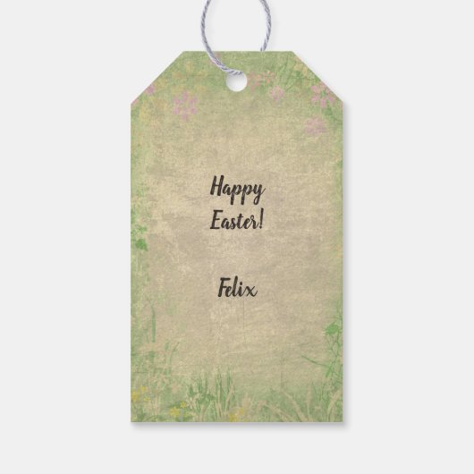 Cat-Easterbunny 😸 🐰 Cadeaulabel (Achterkant)