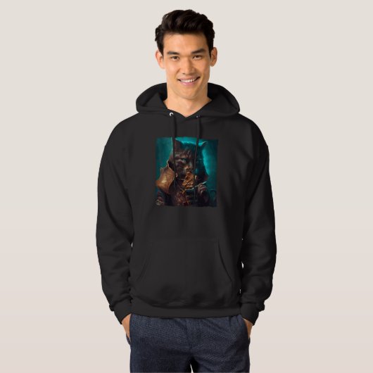 Cat Eat Chocolate Hoodie (Voorkant volledig)