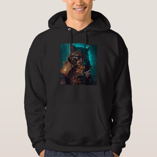 Cat Eat Chocolate Hoodie (Voorkant)