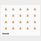 Cat Eating A Pizza Hart Sticker (Vel)