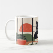 cat eating pasta koffiemok (Links)