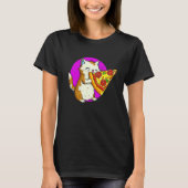 Cat Eating Pizza Cat And Pizza  Design T-shirt (Voorkant)
