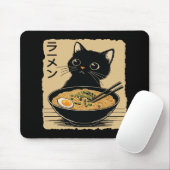 Cat eating ramen  muismat (Met muis)