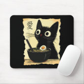 Cat eating ramen  muismat (Met muis)