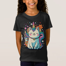 Cat Eenhoorn Schattige Kawaii TShirt