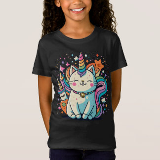 Cat Eenhoorn Schattige Kawaii TShirt