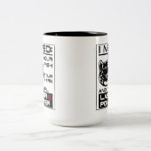 Cat Eisen Visgaren en Laser Pointer Schattige Kat Tweekleurige Koffiemok (Center)