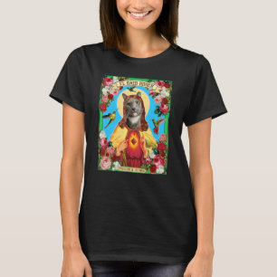 Cat El Gato Mexicaans katholiek Saint Weird Surrea T-shirt