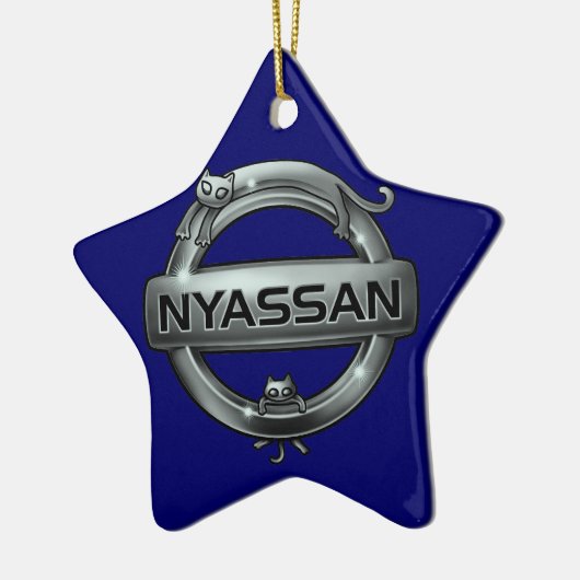 cat emblem 2 keramisch ornament (Links)