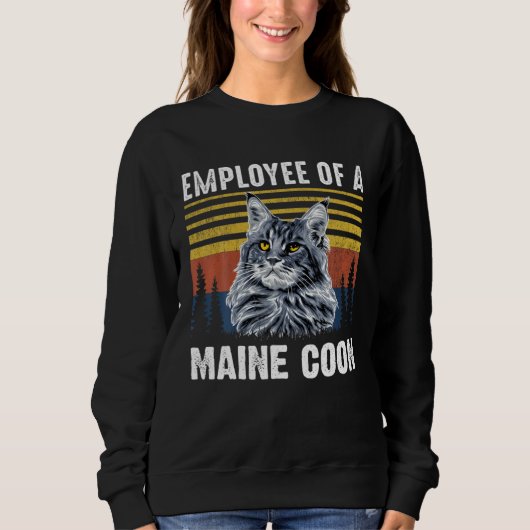 CAT EMPLOYEE OF A MAINE COON TRUI (Voorkant)