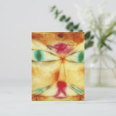Cat en Bird door Paul Klee Briefkaart (Staand voorkant)