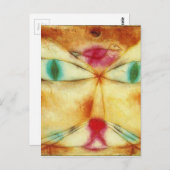 Cat en Bird door Paul Klee Briefkaart (Voorkant / Achterkant)