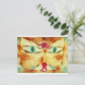 Cat en Bird - Paul Klee Briefkaart (Staand voorkant)