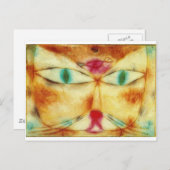 Cat en Bird - Paul Klee Briefkaart (Voorkant / Achterkant)
