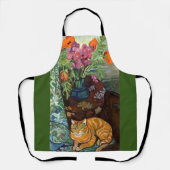 Cat en Bouquet, Suzanne Valadon Schort (Voorkant)