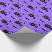 Cat- en Cauldron Gift Wrap Paper by Cheeky Witch Cadeaupapier (Hoek)
