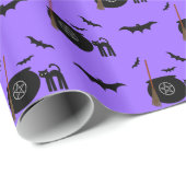 Cat- en Cauldron Gift Wrap Paper by Cheeky Witch Cadeaupapier (Rol Hoek)