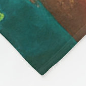 Cat en Dog Dansende Tango in Dance Club, AI Art Fleece Deken (Hoek)