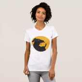 Cat en Dog Silhouette T-shirt (Voorkant volledig)