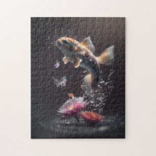 Cat en Fish Medley Jigzaag Puzzle Legpuzzel